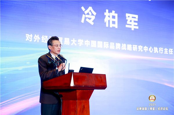 冷柏軍主任出席2021品牌強國（博鰲）經濟論壇