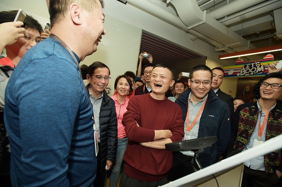 馬云探班雙11：對銷售數據沒要求 圖個快樂