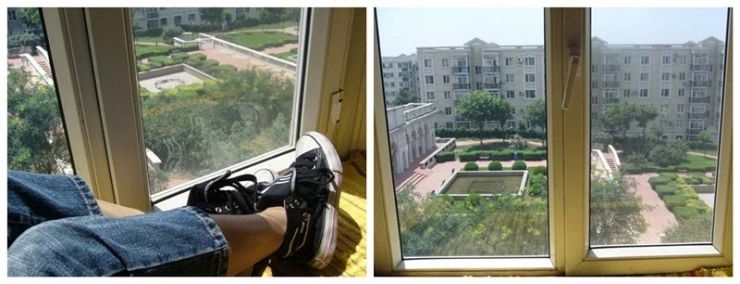 王珞丹在微博中曬出的兩張圖片導致住所被網(wǎng)友定位